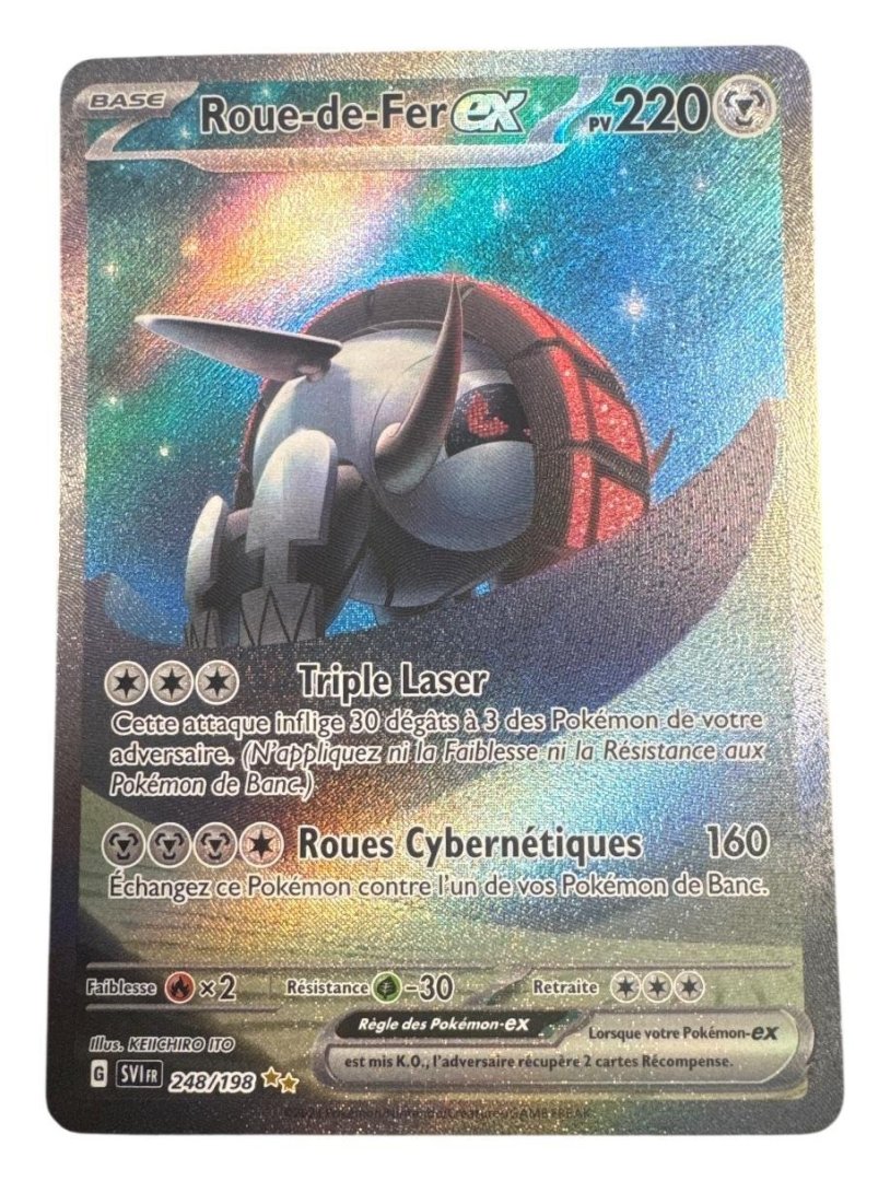 Carte pokemon roue-de-fer ex svi 248