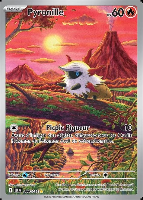 Carte pokemon pyronille blk 099/086