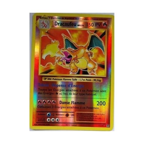 Carte pokemon dracaufeu evo 11