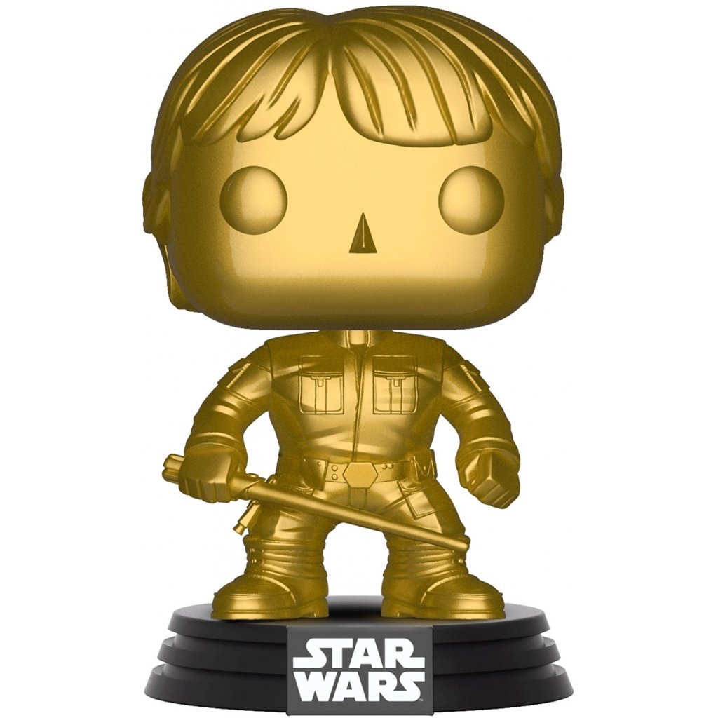 Figurine pop! luke skywalker gold