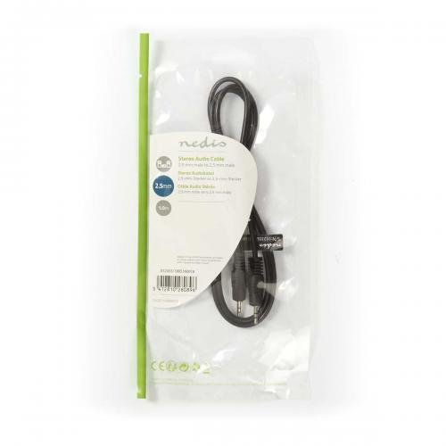 Cable mini jack 2.5 m/m 1m 802708