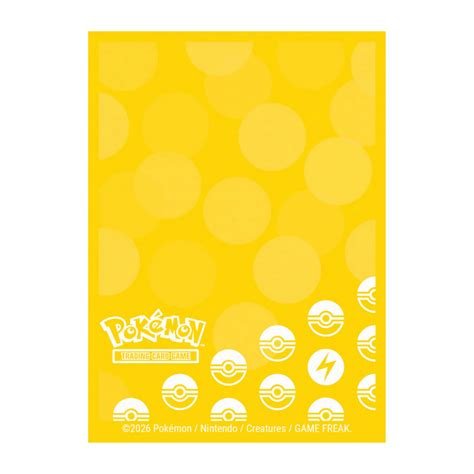Goodies pokemon sleeves energie type electrique