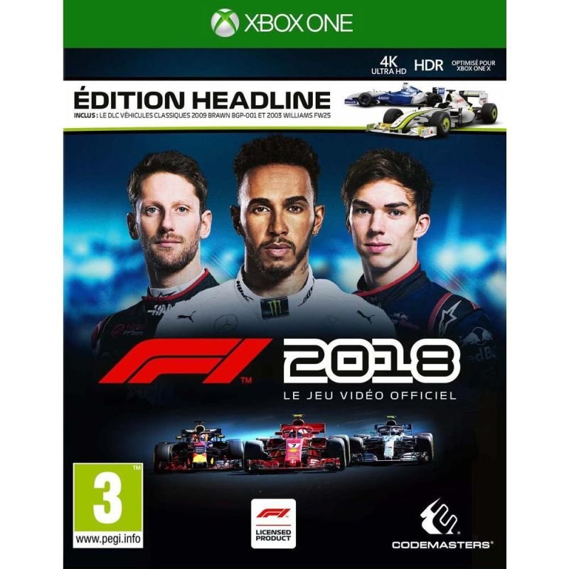 Jeu video jeu f1 2018