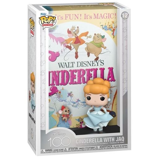 Figurine pop - 100 ans de disney n°12 - cendrillon avec ja