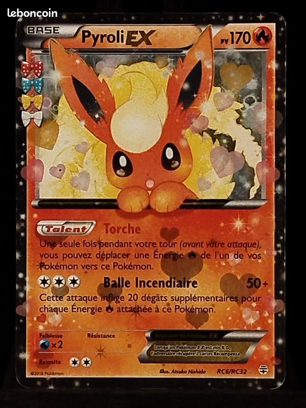 Cartes pyroli ex gen rc6/rc32