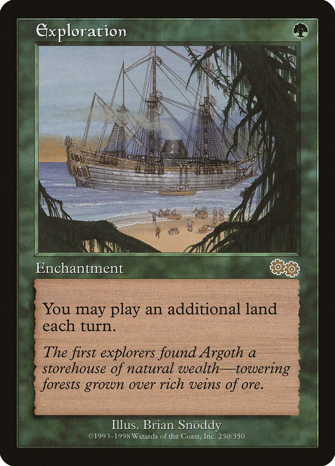 Cartes exploration epopee d'urza