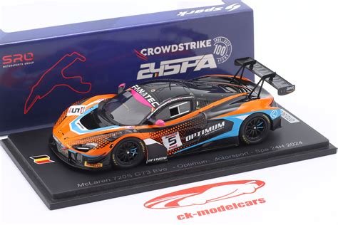 Figurine mclaren 720s gt3 evo optimum motorsport spa 24h 2024