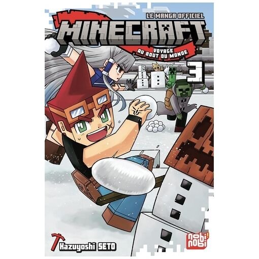 Minecraft, le manga officiel - voyage au bout du monde - tome 3