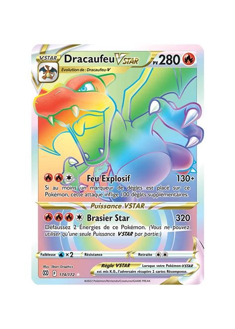 Carte dracaufeu 174/172