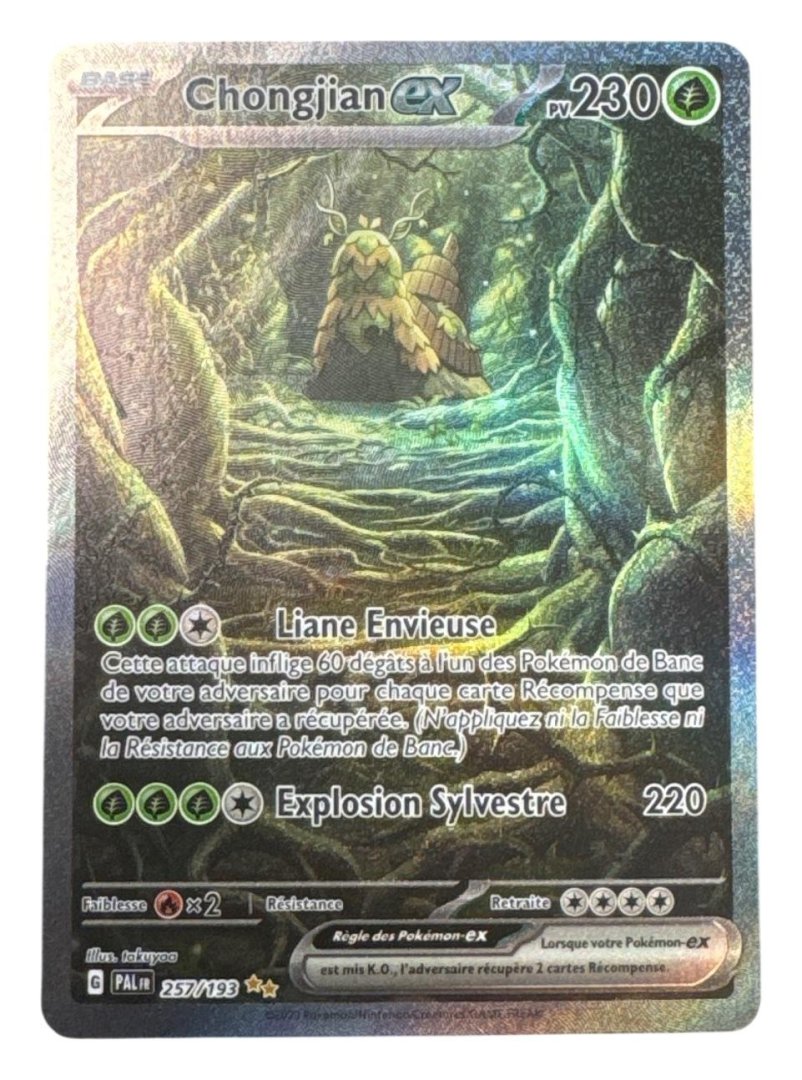 Carte pokemon chongjian ex pal 257/193