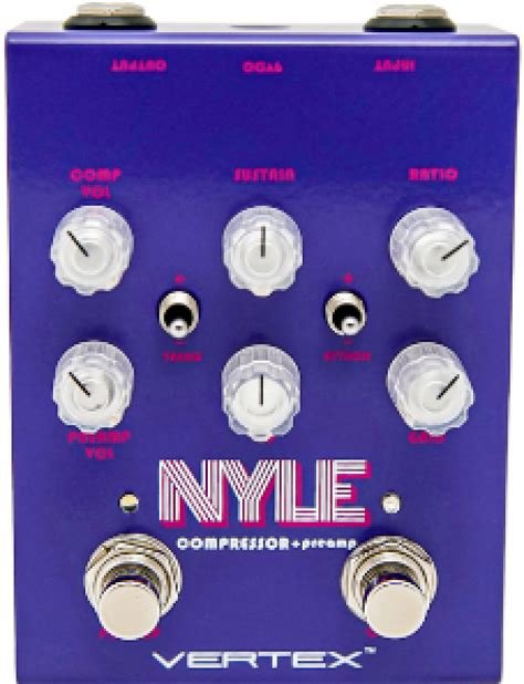 Pedal a effet nyle compressor pedale d'effet