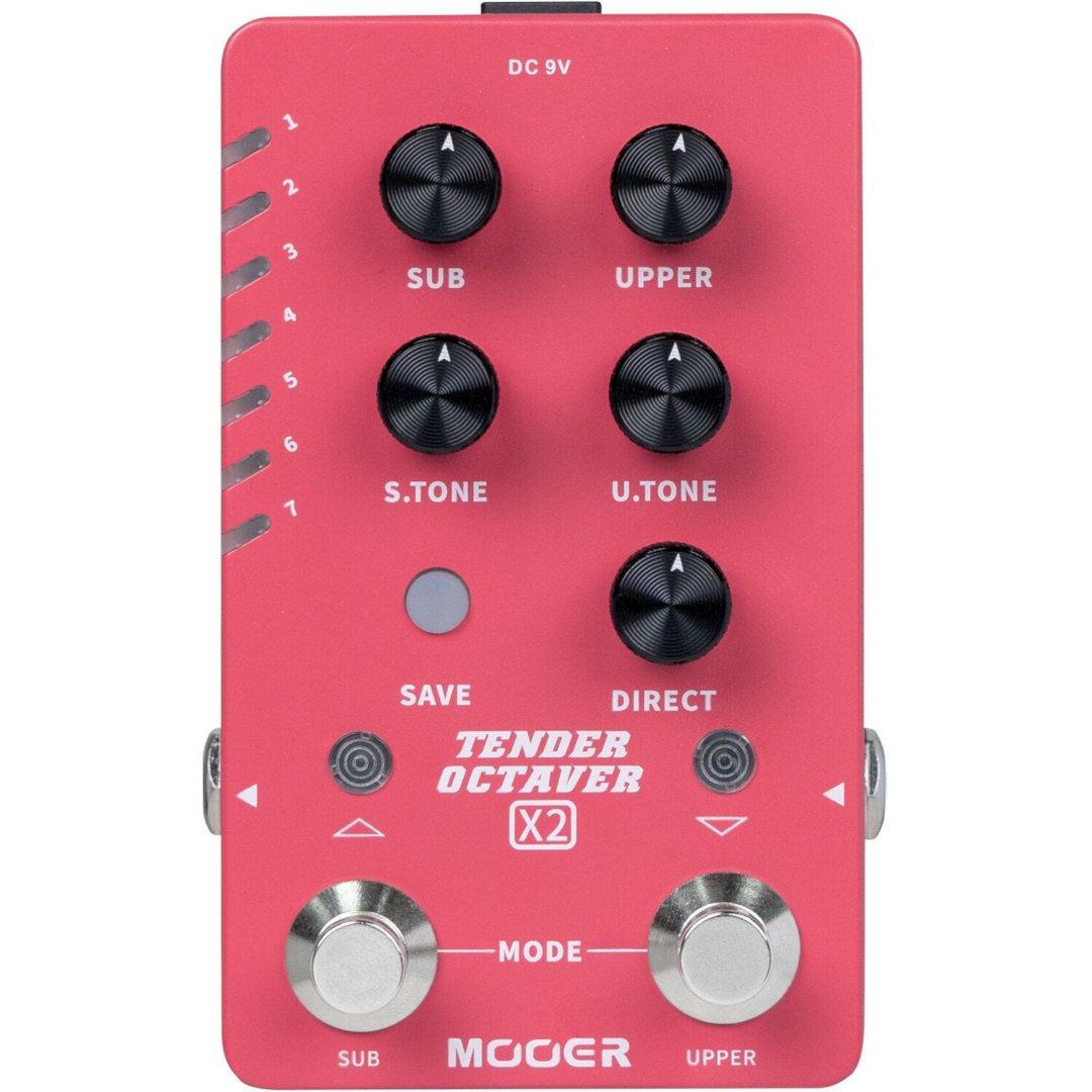 Pedale d'effet tender octaver x2