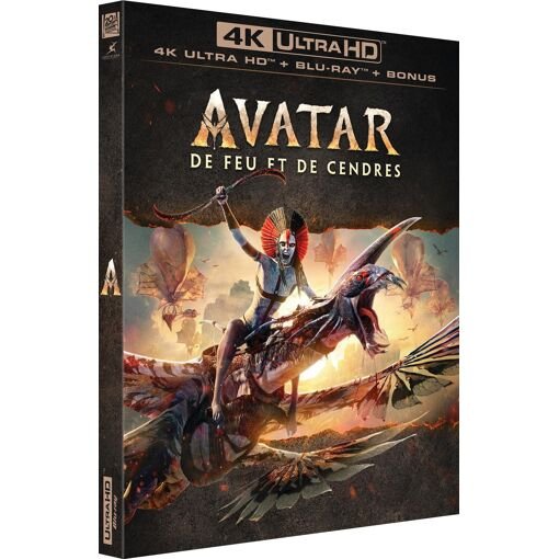 Avatar : de feu et de cendres - 4k ultra hd + blu-ray + blu-ray bonus