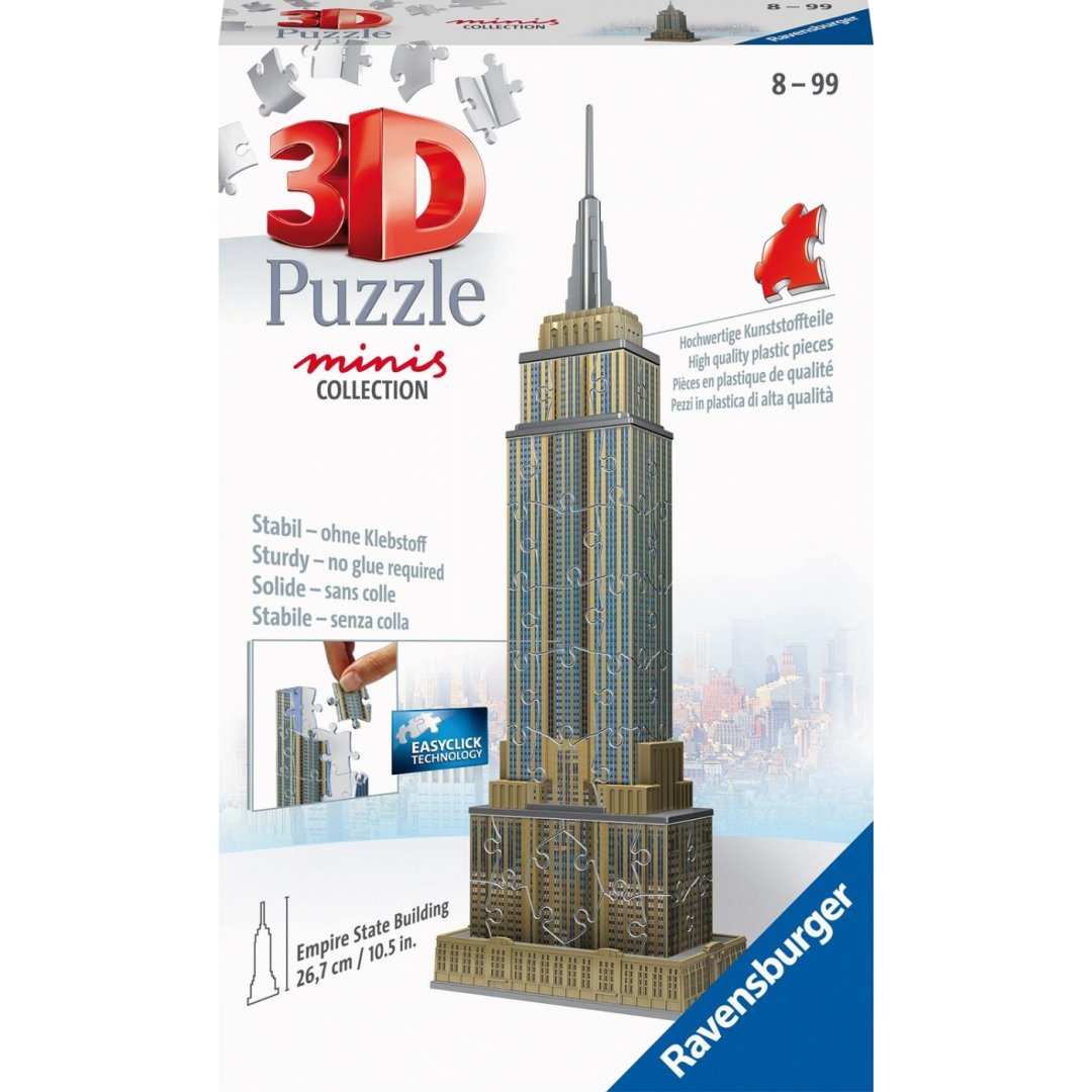 Mini puzzle 3d empire state building