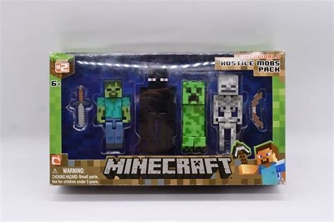 Figurine minecraft pack bandes hostiles
