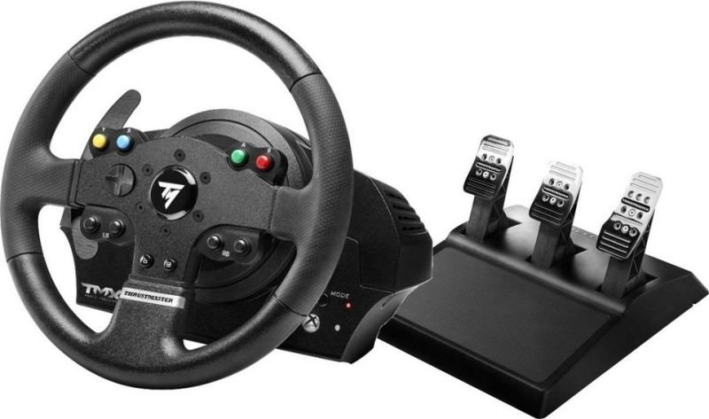 Volant + pedalier + boite de vit tmx force feedback pc/xbox one