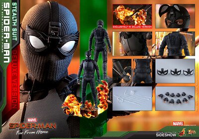 Figurine spiderman stealth suit