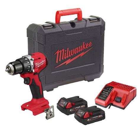 Bricolage perceuse visseuse a percussion 18v m18 fpd + 2 batteries 18v + c