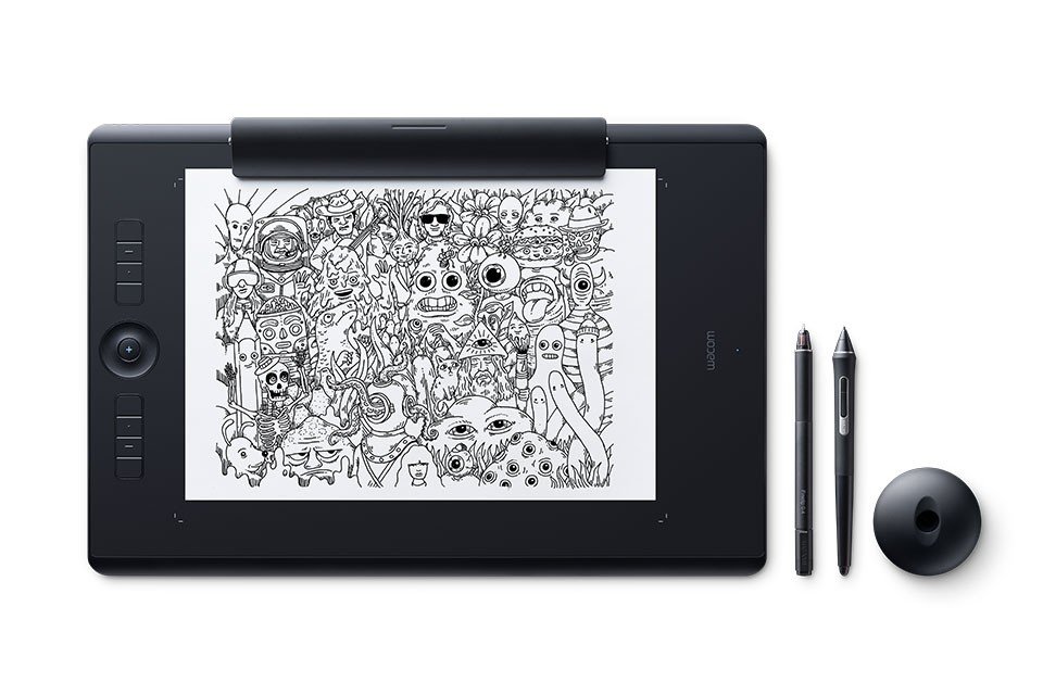 Tablette graphique intuos pro large paper edition pth-860p 12,1" 0go usb c + bt