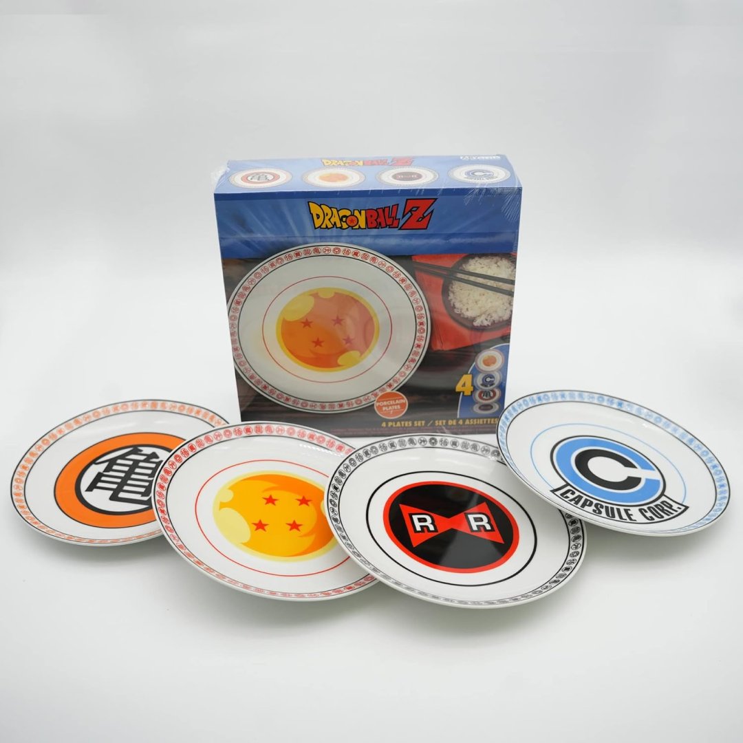 Figurine, goodies set assiette dragon ball z
