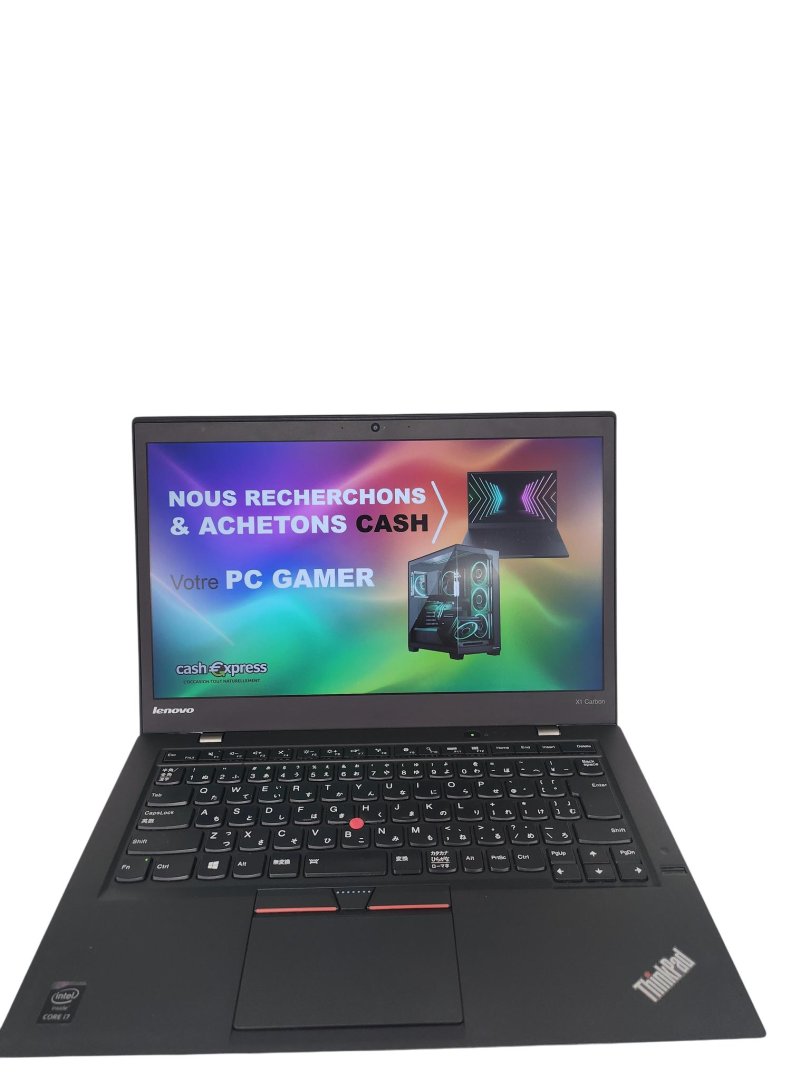 Pc portable thinkpad x1 carbon 3rd intel core i7-5500u 2,40ghz 233go 8go