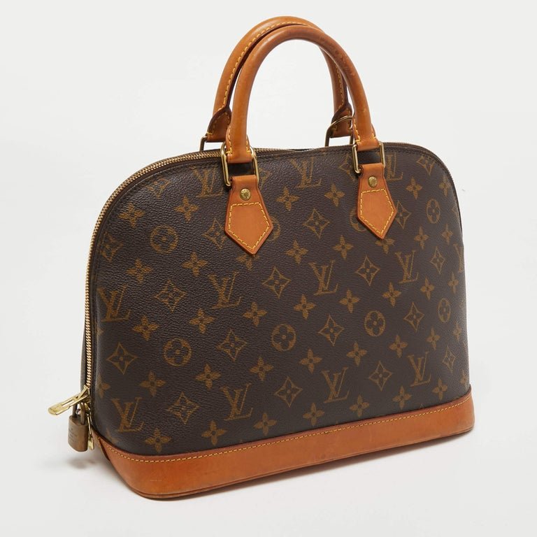 Maroquinerie alma mm monogram ebene