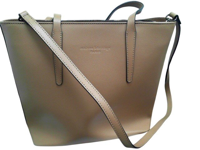 Sac a main iris cuir camel avec bandouliere
