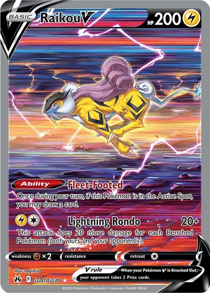 Cartes a collectionner raikou gg4/gg70