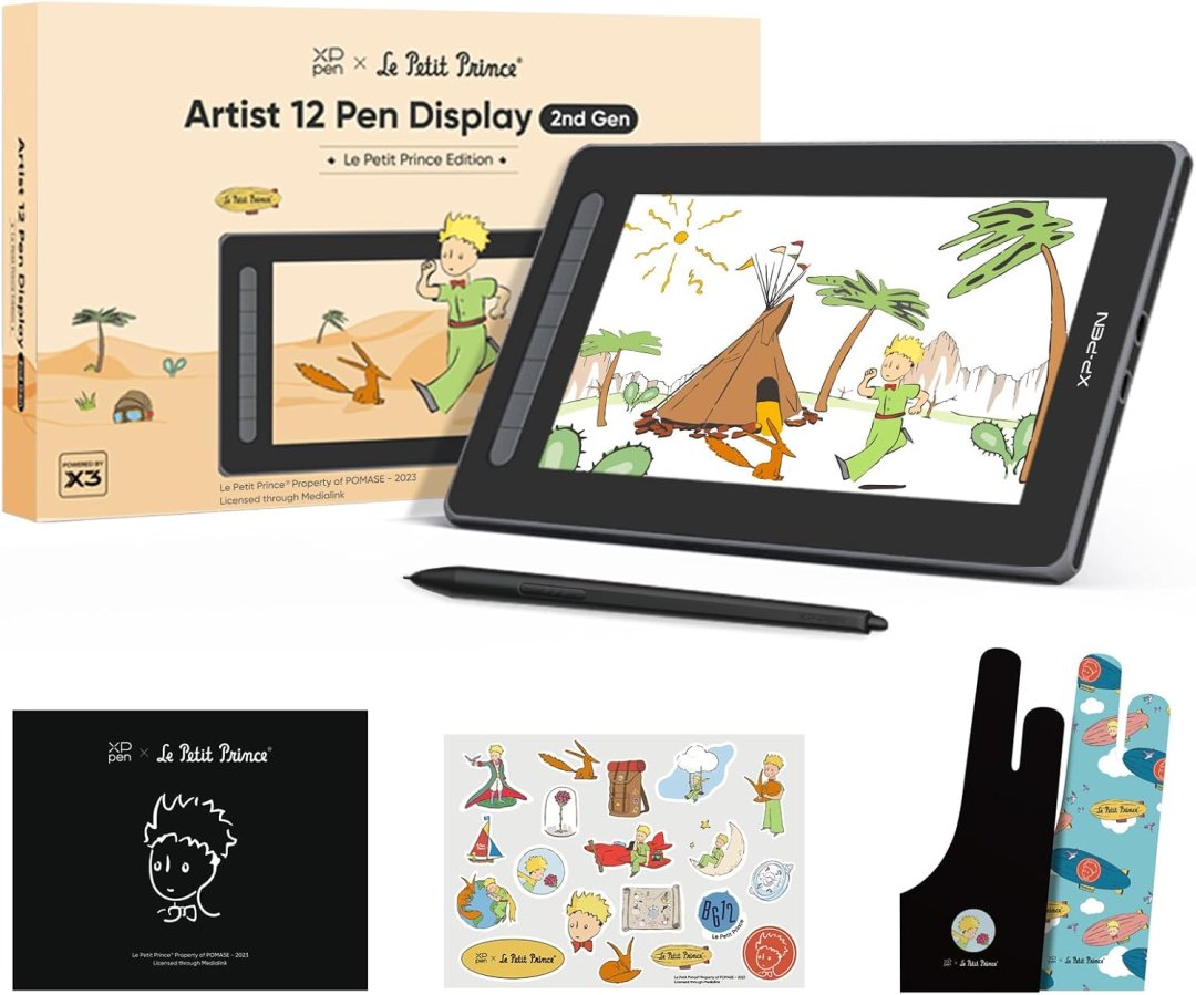 Tablette graphique artist 12 pen display (2nd gen) - le petit prince edition 11,9" 0go