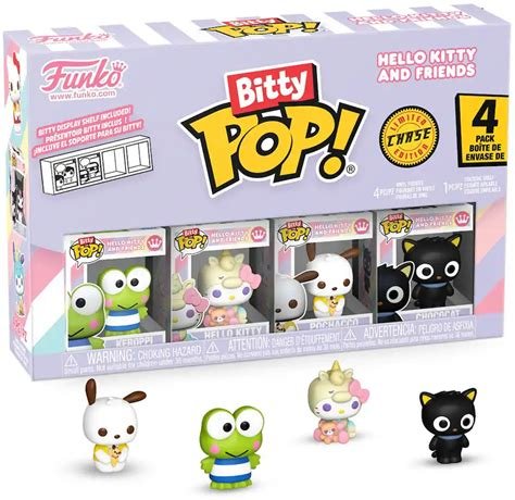 Figurine bitty pop 4 pack hello kitty