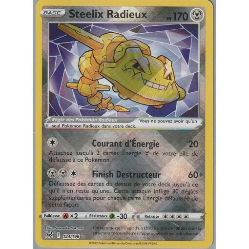 Cartes steelix 124/196