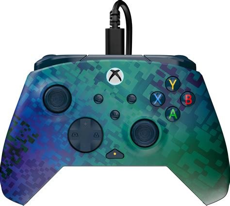Manette filaire glitch green