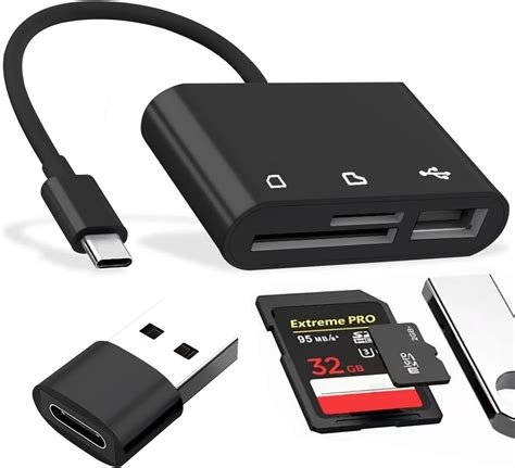 Carte sd avec adaptateur