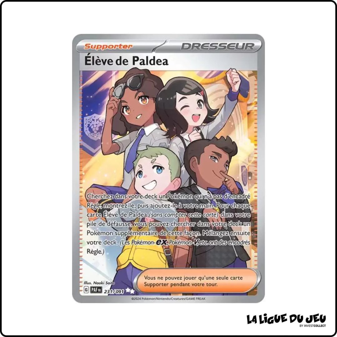 Carte pokemon eleve de paldea paf 231/091