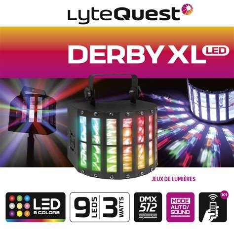 Jeu de lumiere derby xl