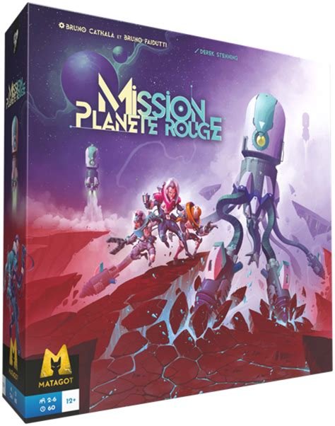 Jeu de societe mission planete rouge