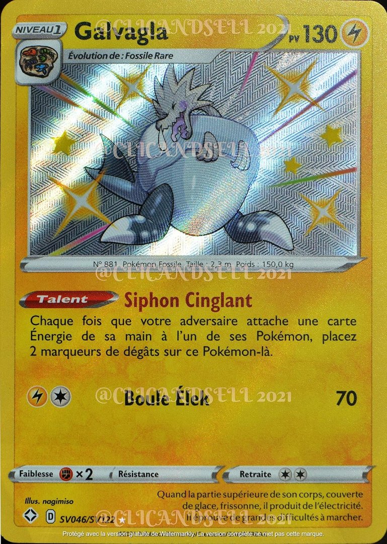 Cartes pokemon sv046/sv122