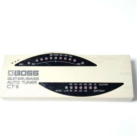 Guitar/bass auto tuner ct-6