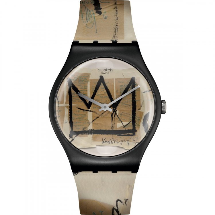 Montre quartz untilted by jean michel basquiat