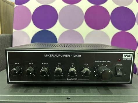 Mixer amplifier mx60