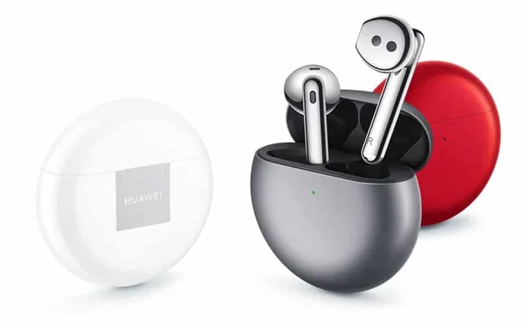 Ecouteurs sans fil bluetooth red freebuds 4