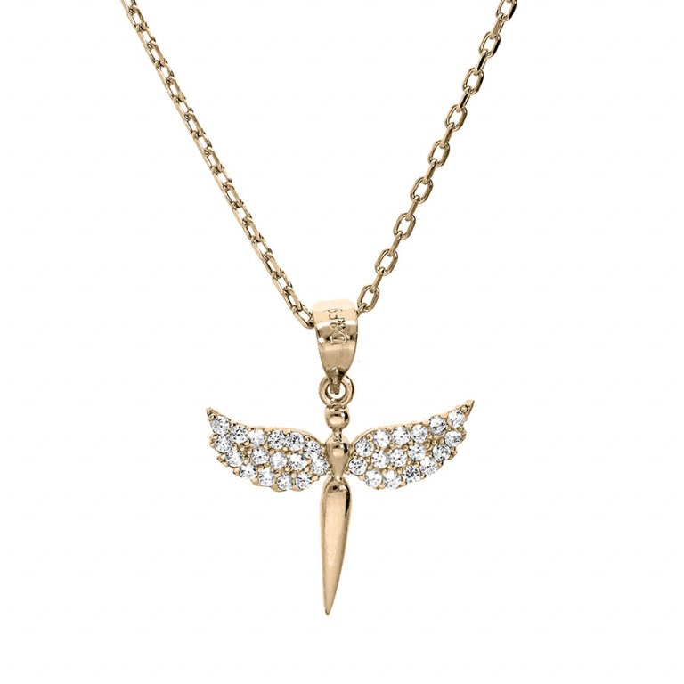 Collier pendentif ange 930626