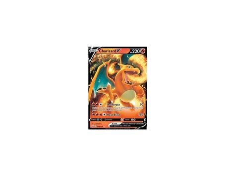 Carte pokemon dracaufeu v crz 018