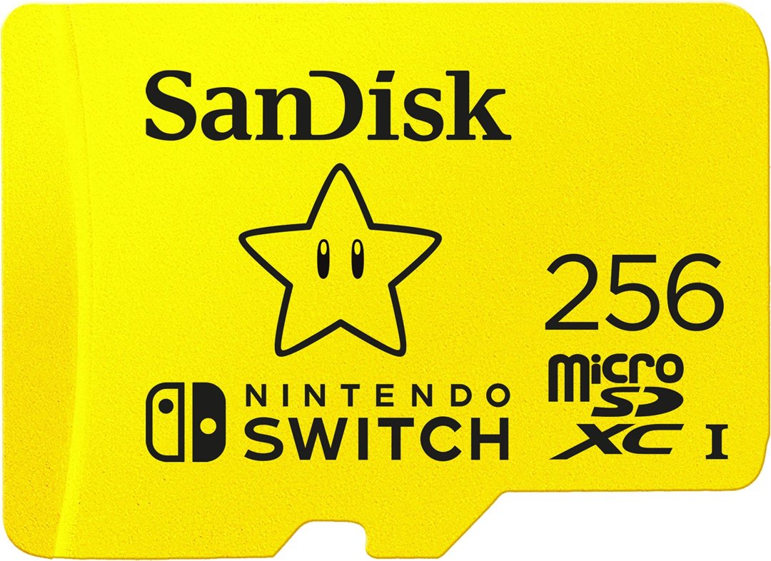 Carte micro sd nintendo switch 256gb mario star