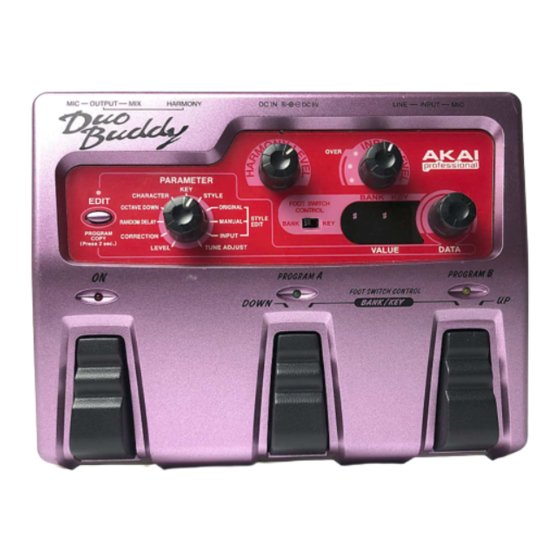 Pedale d'harmonisation hv1