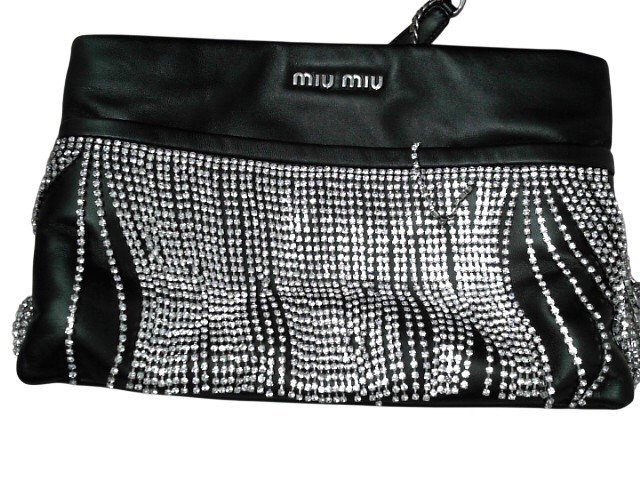 Sac nappa strass