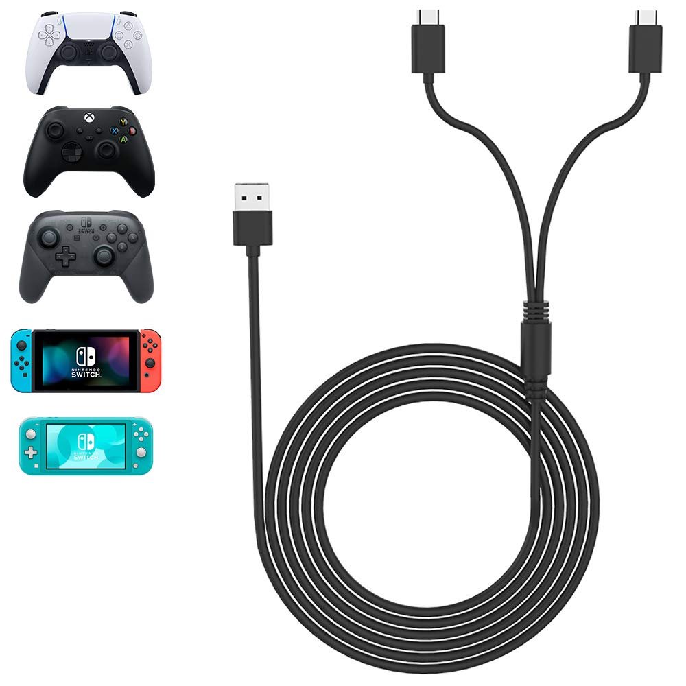 Double cable type c 2m 150097b ps5 / xbox series / smartphone