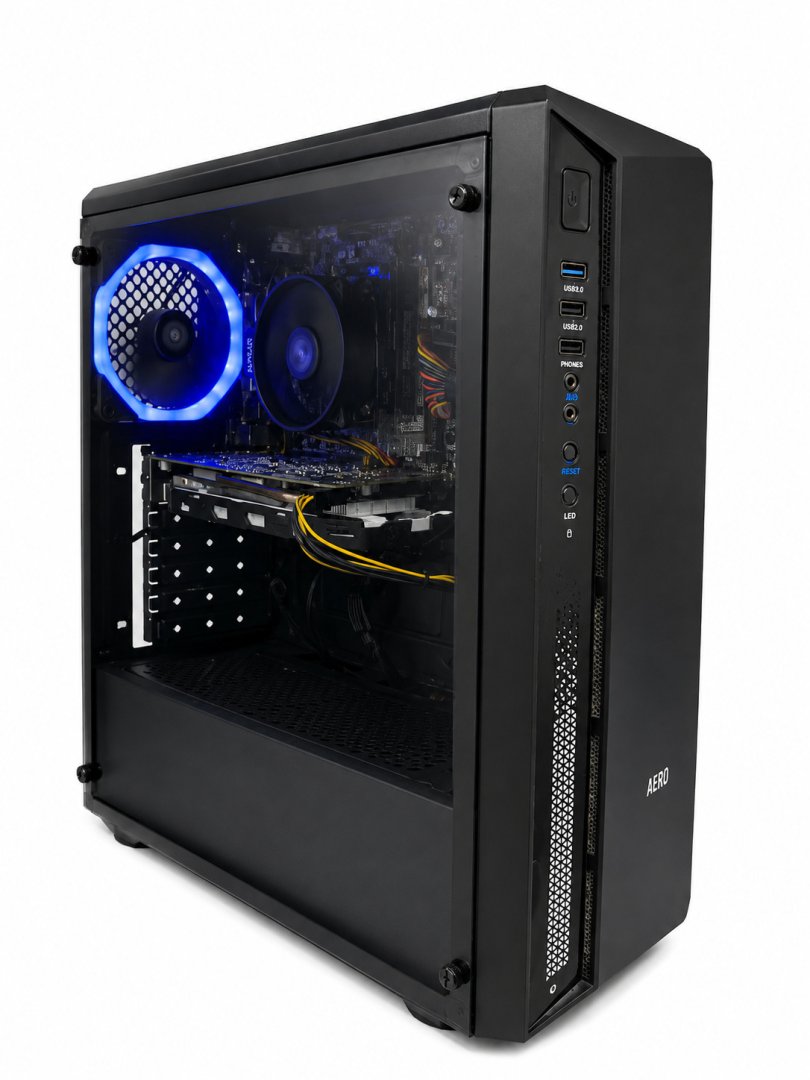 Pc gamer ryzen 5 3400g 16go ddr4 1000go 250go gtx 1060 6gb