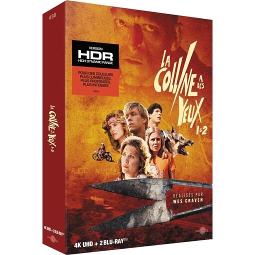 La colline a des yeux 1 + 2 - edition prestige limitee - 4k ultra hd + blu-ray + goodies
