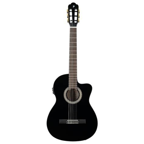 Guitare classique electro acoust primera black 4/4